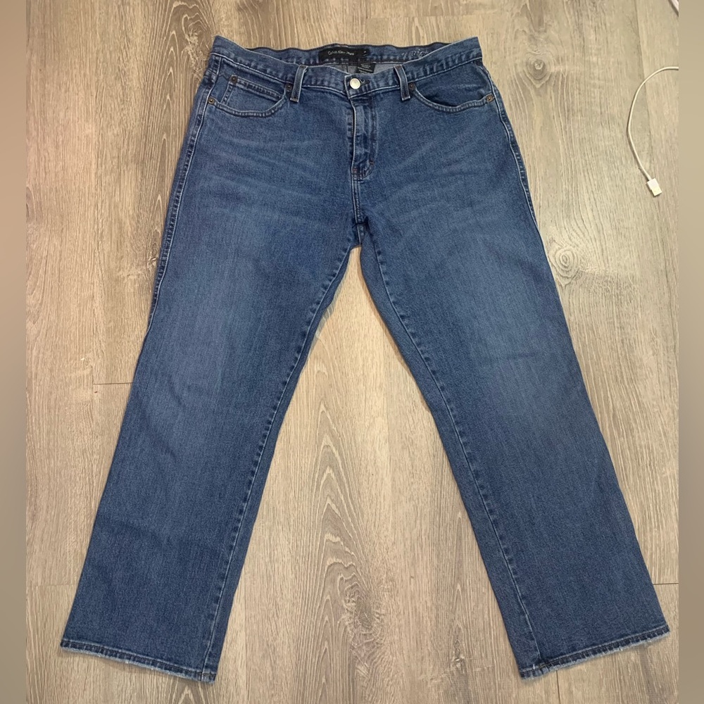 Vintage Calvin Klein jeans. Size 14 dark wash - Picture 1 of 7